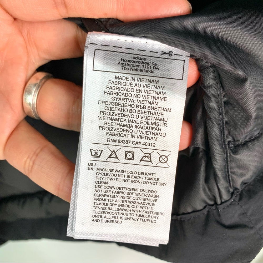adidas Black Puffer Jacket - Picture 15 of 15